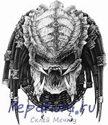 Image result for Predator Head Drawings