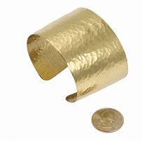 Image result for Hammered Gold Cuff Bracelet
