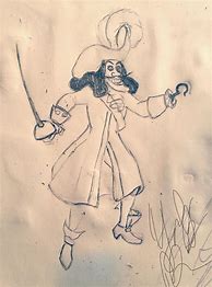 Image result for Captain Hook Sketch