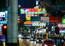 Image result for Neon Lights City Street Night