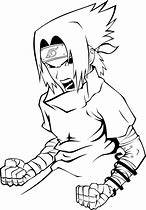 Image result for Naruto Coloring Pages Sasuke
