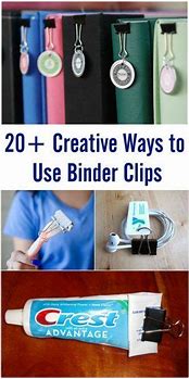 Image result for Binder Clip Craft Ideas