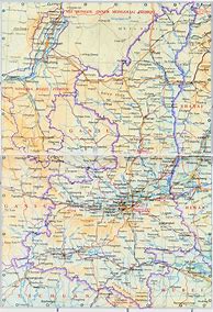 Image result for Physical Map Shaanxi