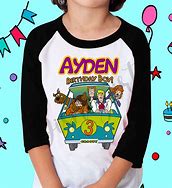 Image result for Scooby Doo Birthday Shirt