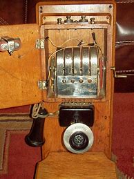 Image result for Antique Crank Phone