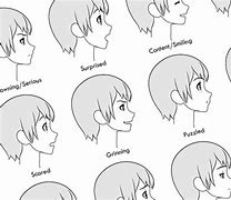 Image result for Anime Smile Side View