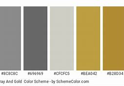 Image result for Gray Gold Color Palette