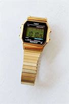 Image result for Men's Gold Digital Watch