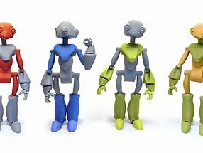 Image result for 3D Printed Robot Miniatures