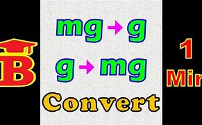 Image result for Which Is Bigger Mg or G and How