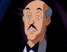 Image result for Alfred Batman with Mustache