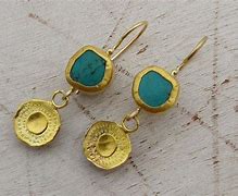 Image result for 24Kt Gold and Turquoise Jewelry