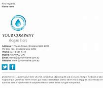 Image result for Outlook Email Signature Template with Logo