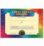 Image result for First Place Award Certificate