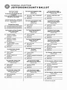 Image result for Jefferson County Kentucky Voting Ballot