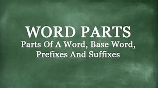 Image result for Five Word Part Words