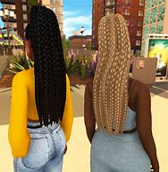 Image result for Sims 4 CC Hair Braids