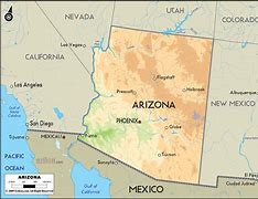 Image result for Arizonw Map