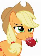 Image result for Applejack Eating Apples