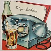 Image result for Birthday Image with Old-Fashioned Telephone