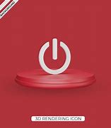 Image result for Power Button 3D