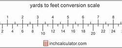 Image result for How Many Yards Are in a Foot