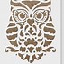 Image result for Simple Owl Stencil