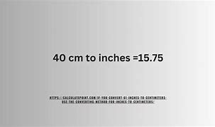 Image result for 40Cm X 40Cm in Inches