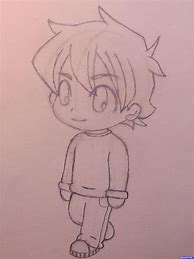 Image result for Little Anime Boy Sketch