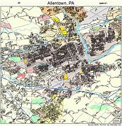 Image result for Map of East Allentown PA