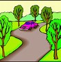 Image result for Cartoon Car Road Trip