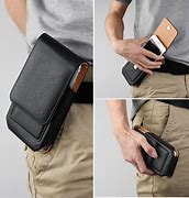 Image result for Leather Smartphone Belt Case