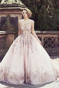 Image result for Rose Gold Wedding Dresses
