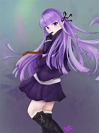 Image result for Anime Girl with Lilac Hair