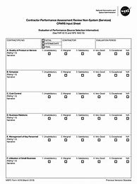 Image result for Cpars Evaluation Form Template