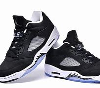 Image result for Jordan Black 5s Shoes
