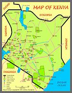 Image result for Kenya Map Printable