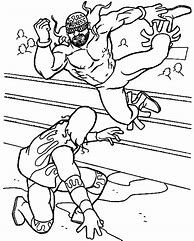 Image result for Wrestling Coloring Sheets
