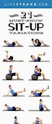 Image result for Sit Up Exercises for Beginners