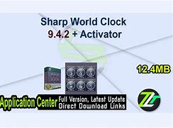 Image result for Sharp World Clock Activator