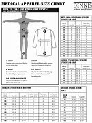 Image result for Cintas Lab Coat Size Chart