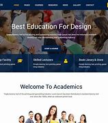 Image result for Institute Website Section Photos Template