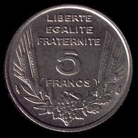 Image result for Cinq Francs 5 Paper Money