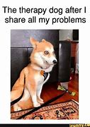 Image result for Therapy Dog Meme