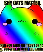 Image result for Rainbow Cat Face Meme