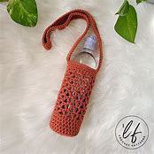 Image result for Crochet Water Bottle Bag