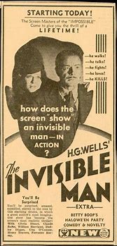 Image result for The Invisible Man 1933 Logo.png