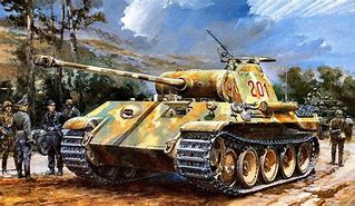 Image result for Panther Tank with Logs