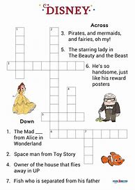 Image result for Crosswords Disney