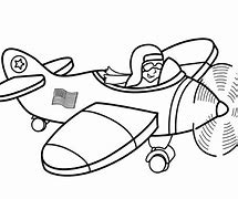 Image result for Cartoon Airplane Coloring Pages